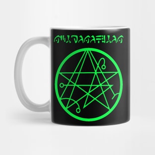 H.P. Lovecraft's Necronomicon (GREEN) Mug